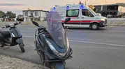 Bodrum’da motosiklet kazası iki kişiyi hastanelik etti