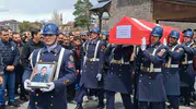 Erzurum Uzman Çavuş Emrah Türkoğlu'na veda etti