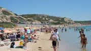 Bozcaada bayram tatilinde turist akınına uğradı
