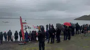 Çıldır Gölü’nde gençlerin su üstündeki heyecanlı 19 Mayıs kutlaması
