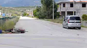 Denizli Çivril’de kargo çalışanı motosiklet sürücüsü kazada hayatını kaybetti