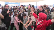 Bakan Göktaş Etnospor festivalinde çocuklarla vakit geçirdi