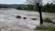 Kastamonu’da sağanak yağış tarım arazilerini göle çevirdi