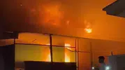 Adıyaman'daki prefabrik evlerde yangın paniği