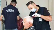 Hataylı yaşlıların bayram tıraşı belediyeden