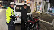 Aksarayda bekçilere kafa tutan sürücüye ağır fatura kesildi