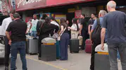 Bayram dönüşü otogarlarda trafik kabusu yaşanıyor