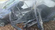 Şanlıurfa yolunda otomobil şarampole uçtu