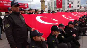 Yozgat 19 Mayıs kutlamalarına bayrak yürüyüşüyle başladı