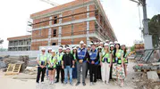 Mühendis adayları dev şantiyeyi yerinde inceledi