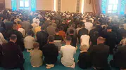Batmanlılar bayram sabahında saf tuttu