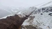 Ağrı'da mevsimler karıştı Mayıs sonunda lapa lapa kar yağdı