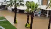 Düzce’de şiddetli yağış hayatı felç etti