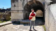 Antik kentte yankılanan çocuk nefesi