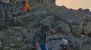 Datça Karya Yolu'nda kaybolan iki kişi kurtarıldı