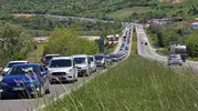 Bayram dönüşü Karabük yolunda trafik kilitlendi