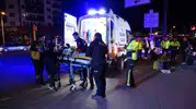 Malatya’da gece yarısı kaza Motokurye hastanelik oldu