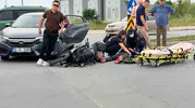 Antalya Manavgat'ta trafik kazası 4 aylık bebek ve sürücü yaralandı