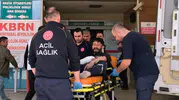 İnegöl’de evinin önünde demir kesen adam spiral kazasıyla yaralandı