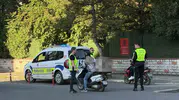 Lüleburgaz yollarında bayram öncesi sıkı motosiklet takibi