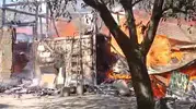 Tokat Bula köyünde korkutan yangın büyümeden söndürüldü