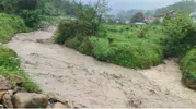 Karabük Yenice'de sağanak yağış dere yataklarını tehlikeli seviyeye taşıdı