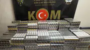 Nusaybin yolunda yakalanan kaçak sigaralar trafiğe takıldı