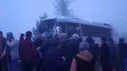 Bolu Mudurnu yolunda tır ve midibüs çarpıştı 3 yaralı var