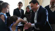 Vali Çiçek bayramda şehit evlerinin kapısını çaldı