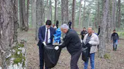 Dumlupınar ormanlarında temizlik seferberliği yapıldı