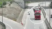 Hatay otoyolunda kural tanimayan suruculer havadan yakalandi