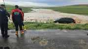 Kırşehir’de köyleri sel bastı