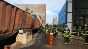 New York tersanesindeki yangında bir kişi hayatını kaybetti