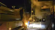 Bartın'da ev yangını Komşular yatalak hastayı alevlerin arasından çıkardı