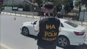 Küçükçekmece'de polis bayram mesaisinde havadan denetim başlattı