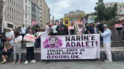 Güran ailesinden Şişhane'de Narin kararına protesto