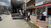 Tokat Turhal’da Yeşilırmak alarmı esnafı dükkan kapattırdı