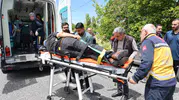 Elazığ yolunda feci çarpışma beş kişi hastanelik oldu