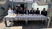 Edremit’te bayramlaşma töreniyle birlik mesajları verildi