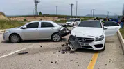 Elazığ’da kavşak kazası Dört yaralı arasında hamile bir kadın var