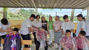 Mersinli öğrenciler miniklerin bayram sevincine ortak oldu