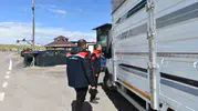 Bayburt yollarında Kurban Bayramı için hayvan denetimi mesaisi başladı