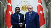 Erdoğan Sudan Başbakanı İdris ile Külliye'de bir araya geldi