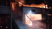 Korgan Yaylası'nda gece çıkan yangın üç evi küle çevirdi