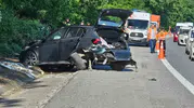Bayram yolculuğunda kaza 3 kişi yaralandı