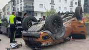 Aksaray’da kavşak kazası bir yaralı bıraktı