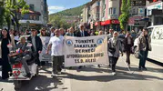 Afyonkarahisar sokakları engelleri kaldırmak için yürüdü