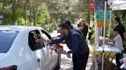 Elazığ Belediyesi arife günü ziyaretçileri yalnız bırakmadı