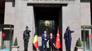 Bakan Güler Belçikalı mevkidaşıyla Ankara'da bir araya geldi