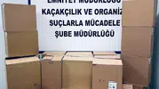 Muş polisi kargoya gizlenmiş 260 bin kaçak makarona el koydu